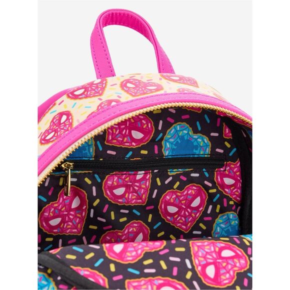 Loungefly Marvel Spider-Man Sprinkle Donut Mask Mini Backpack main image 5
